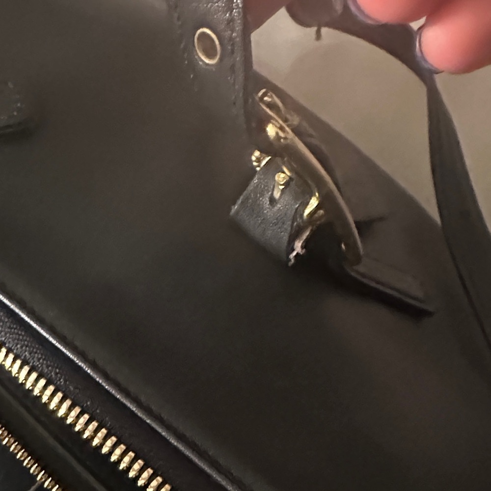 Coach Black Leather Tote Bag - Picture 10 of 10
